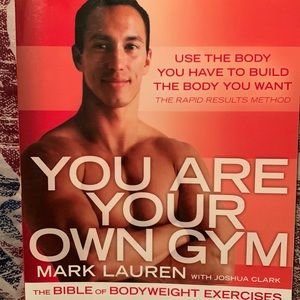 Softcover book: You are your own gym by Mark Lauren with Joshua Clark.